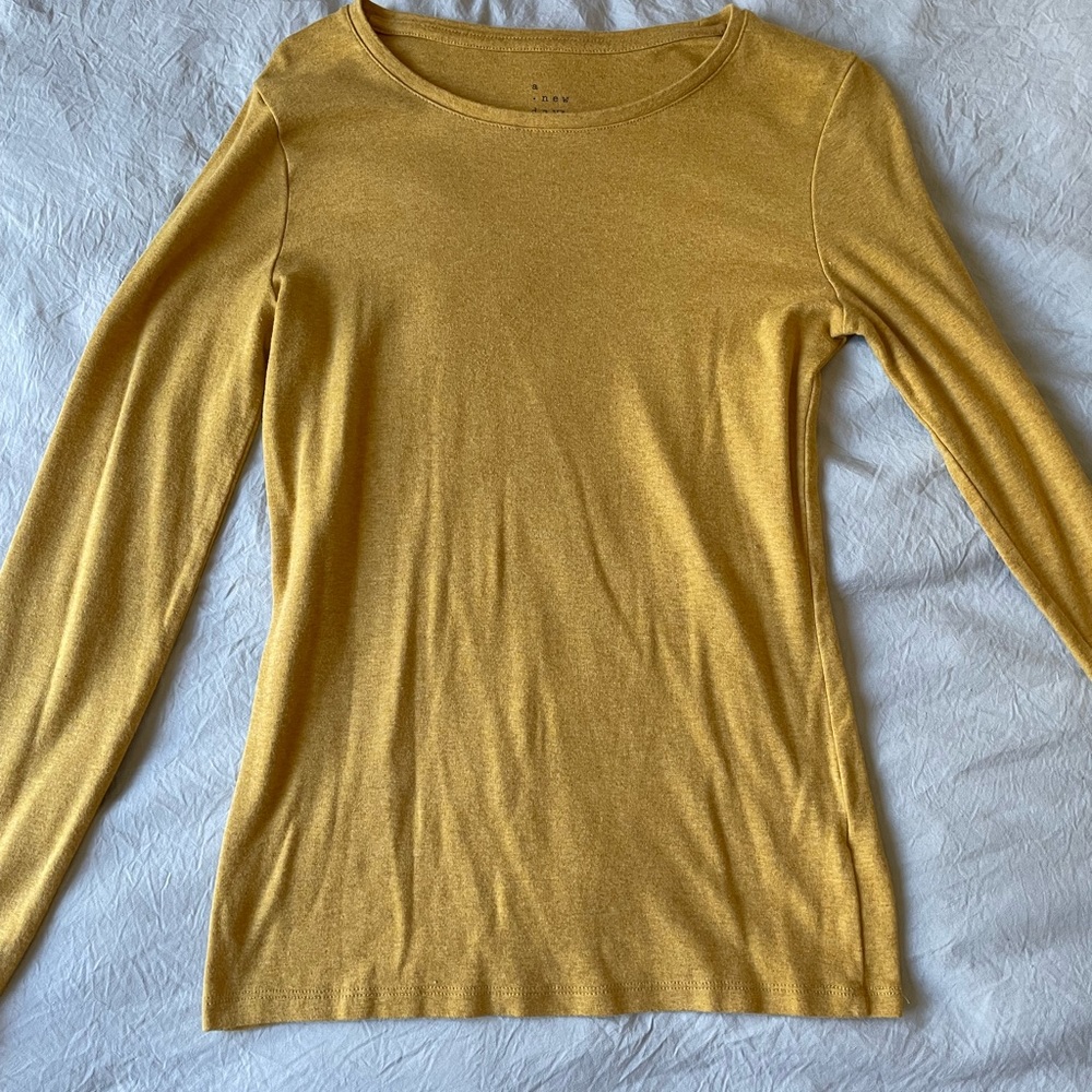 Mustard Long Sleeve Tee